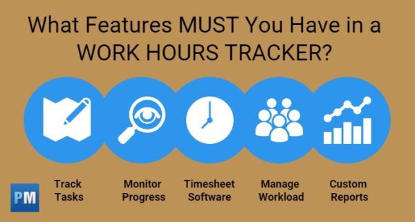 best features for time tracking projects